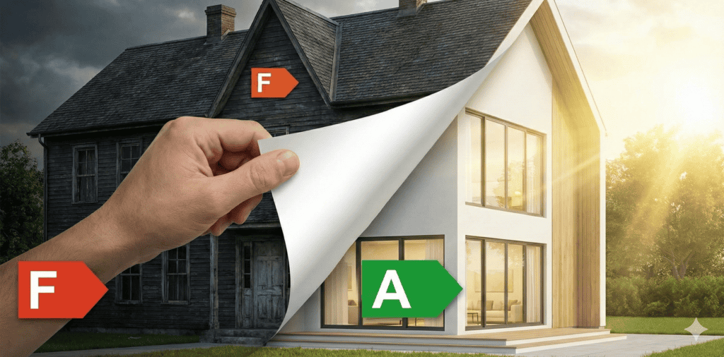 Renovatietips: Slimme energiebesparende renovatie EPC van F naar A