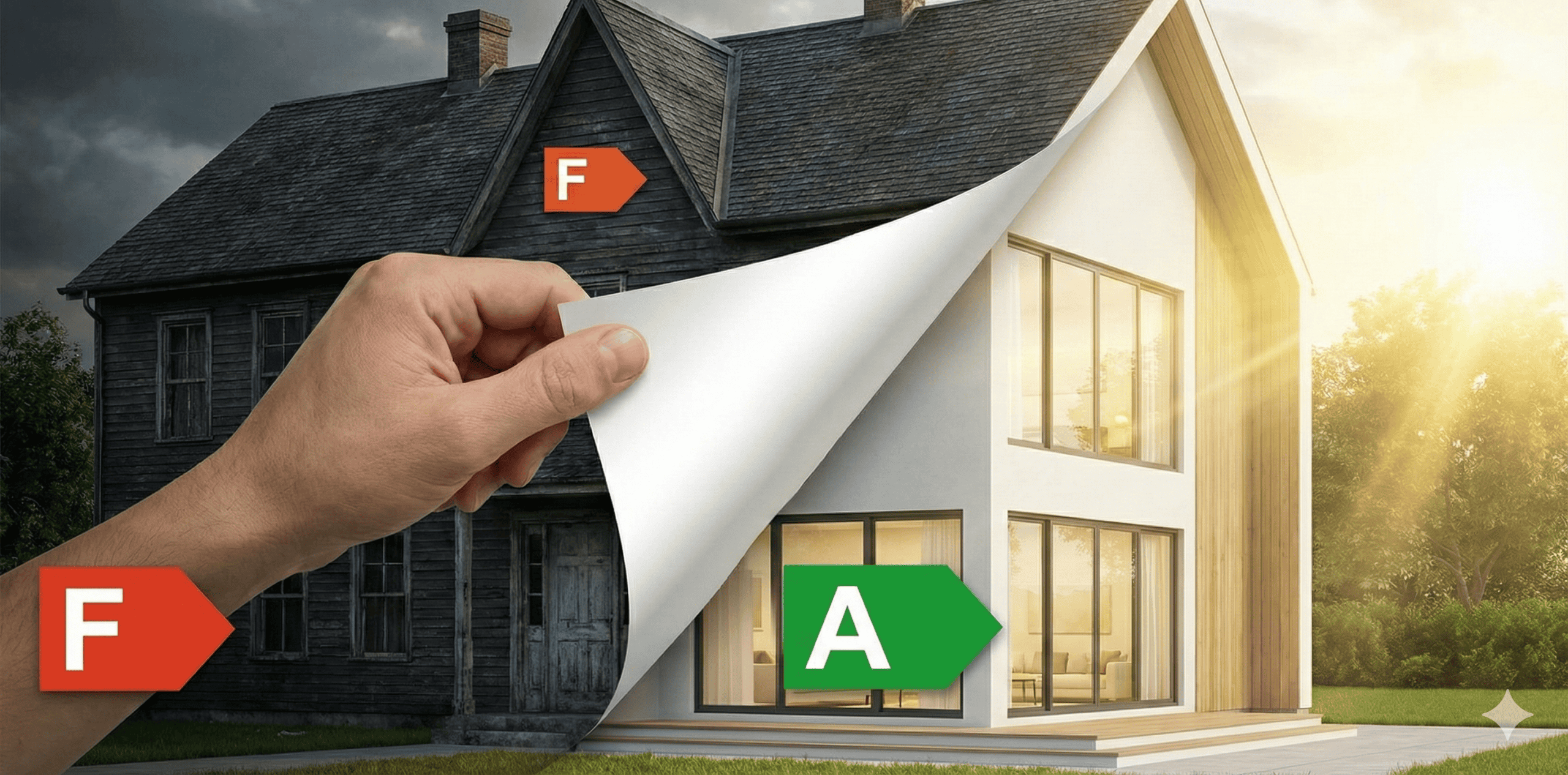 Slim renovatieplan om van EPC-label F naar A te gaan: schil, ventilatie en technieken