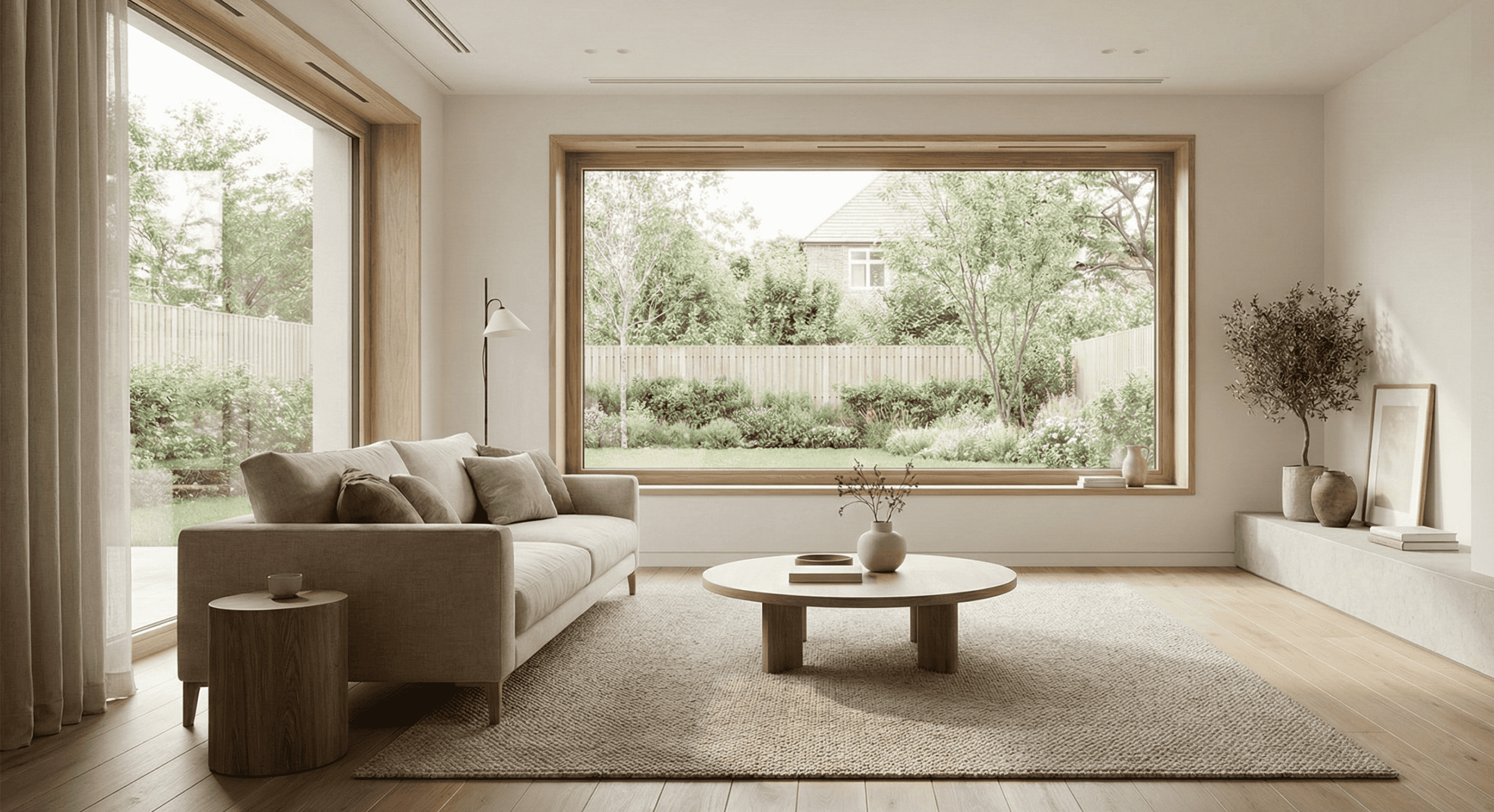 Gezonde binnenlucht na renovatie: ventilatie in leefruimte met frisse lucht, geen condens en comfortabel temperatuurgevoel